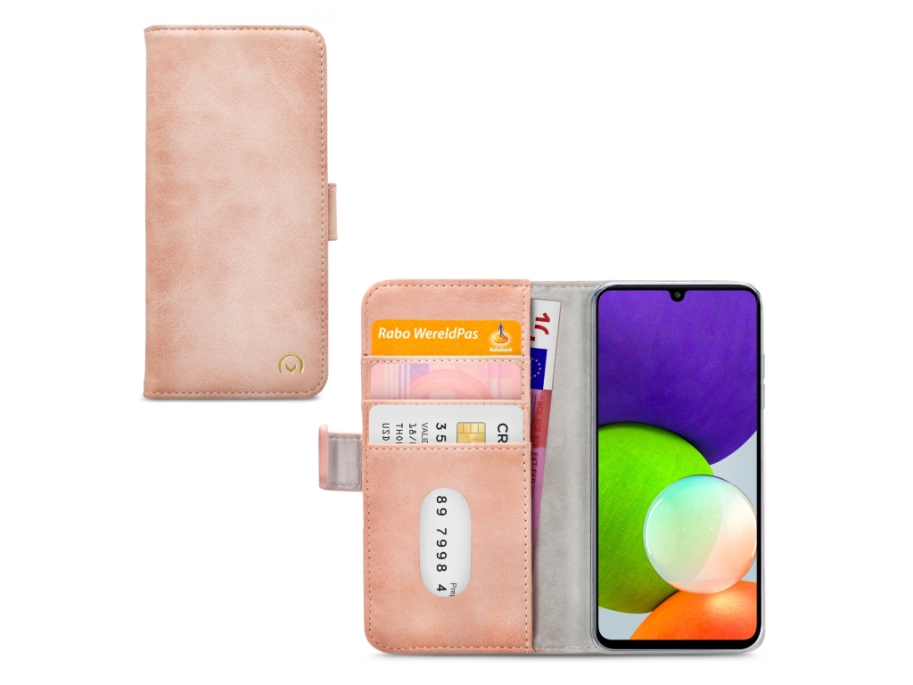 Mobilize Elite Gelly Wallet Book Case Samsung Galaxy A22 4G Soft Pink