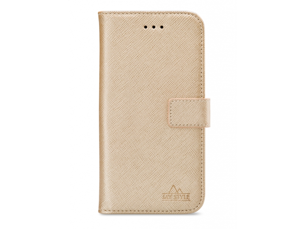 My Style Flex Wallet for Samsung Galaxy A22 4G Gold