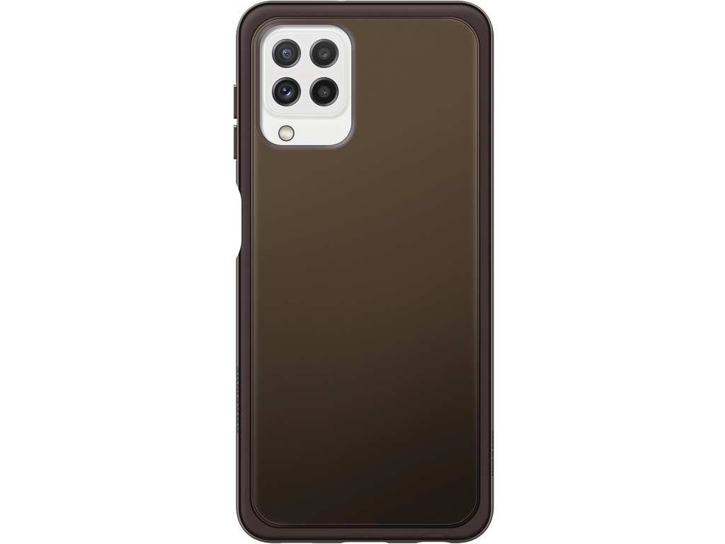 EF-QA225TBEGEU Samsung Soft Clear Cover Galaxy A22 4G Black