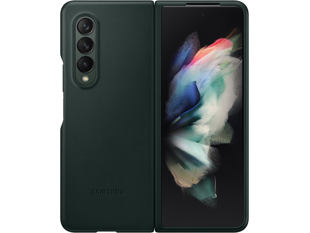 EF-VF926LGEGWW Samsung Leather Cover Galaxy Z Fold3 Green