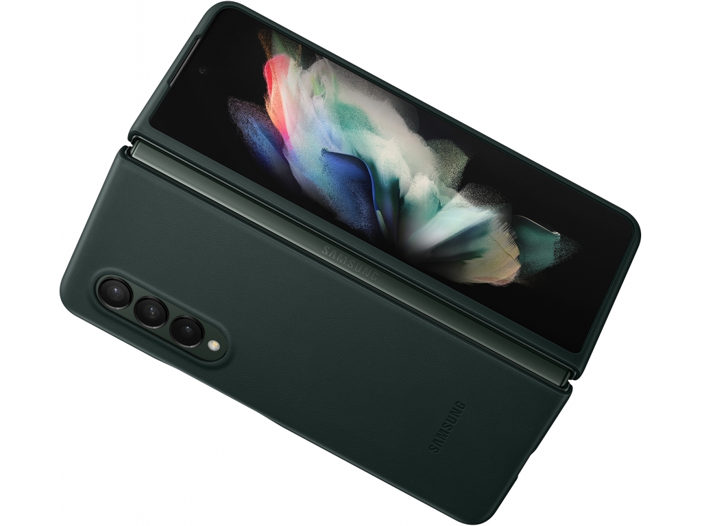 EF-VF926LGEGWW Samsung Leather Cover Galaxy Z Fold3 Green