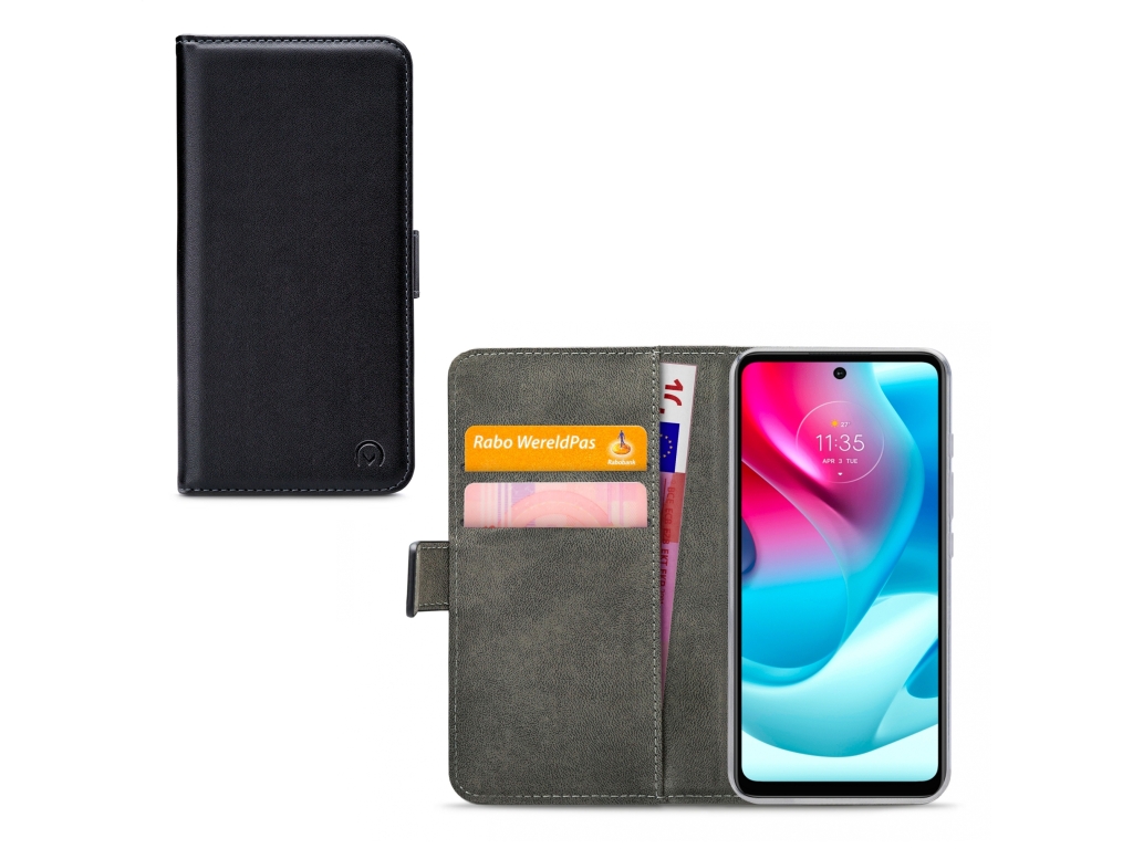 Mobilize Classic Gelly Wallet Book Case Motorola Moto G60s Black