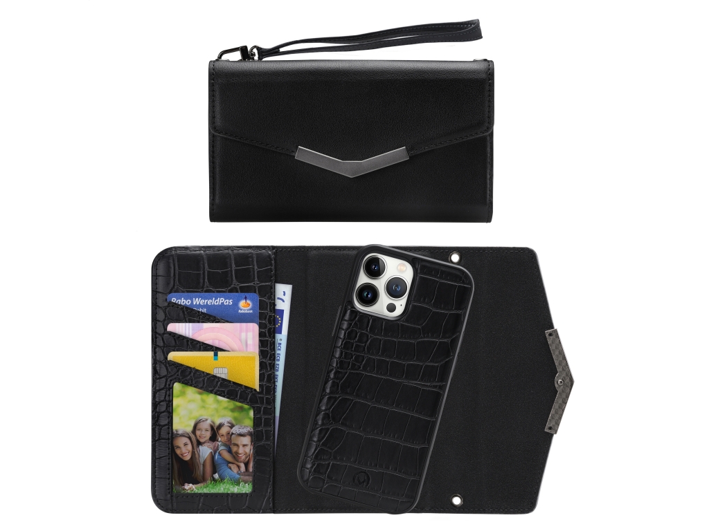 Mobilize 2in1 Elegant Magnet Clutch Apple iPhone 13 Pro Max Black Croco