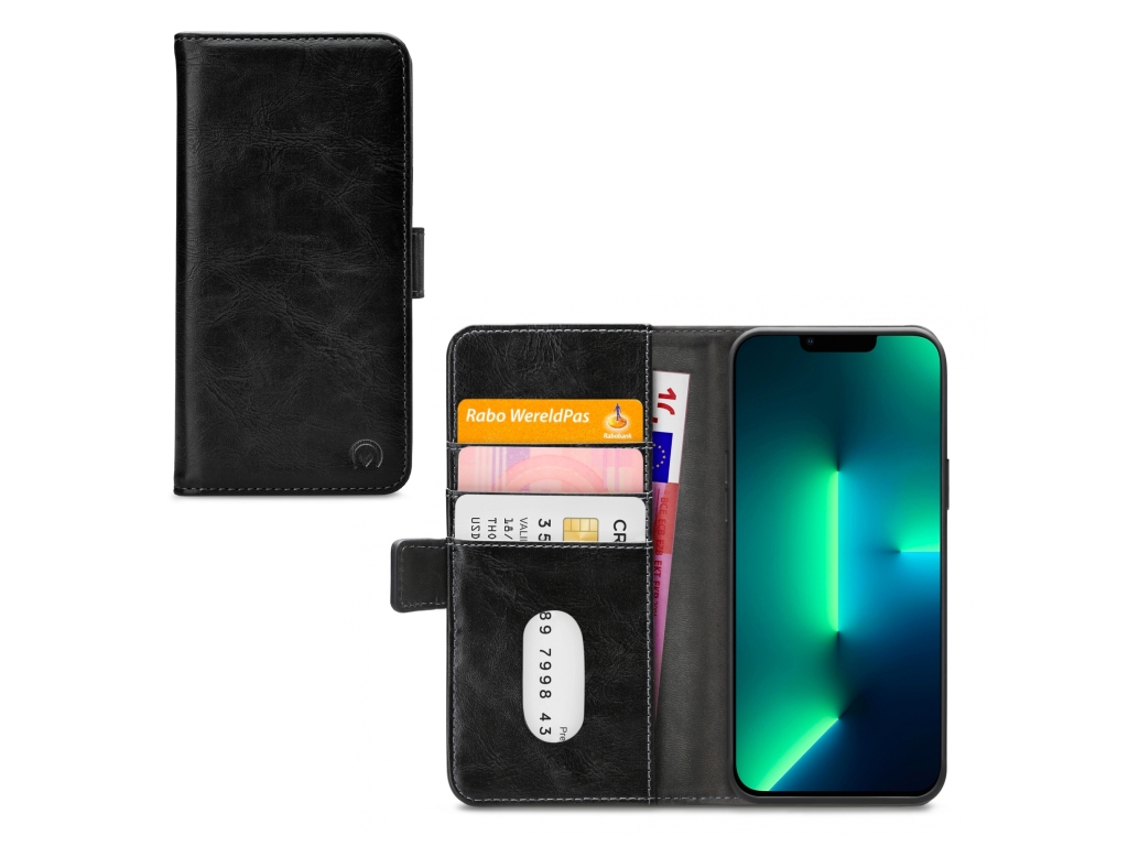 Mobilize Elite Gelly Wallet Book Case Apple iPhone 13 Pro Max Black