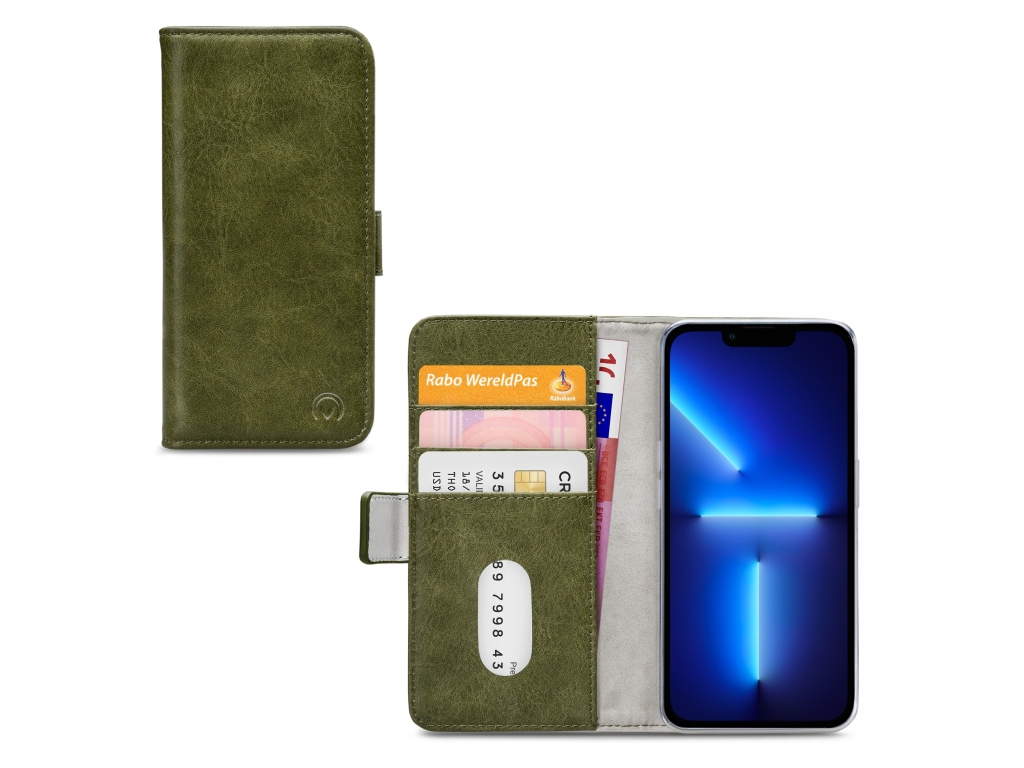 Mobilize Elite Gelly Wallet Book Case Apple iPhone 13 Pro Green