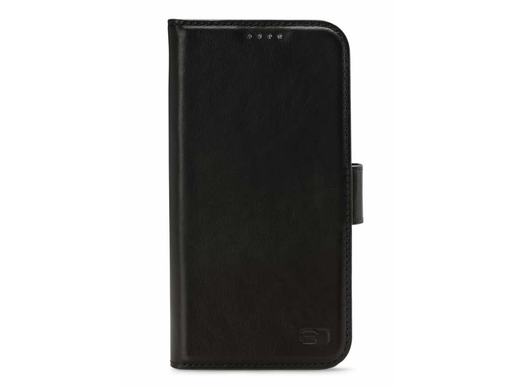 Senza Pure Leather Wallet Apple iPhone 13 Mini Deep Black