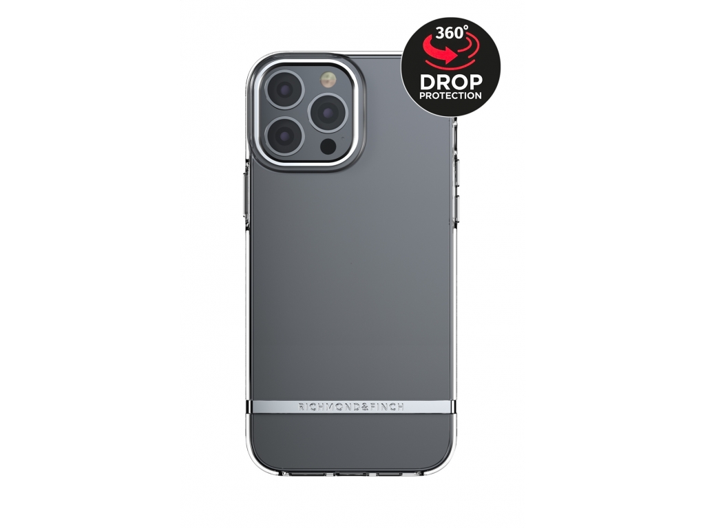 Richmond & Finch Clear Case Collection Apple iPhone 13 Pro Max Transparent/Silver