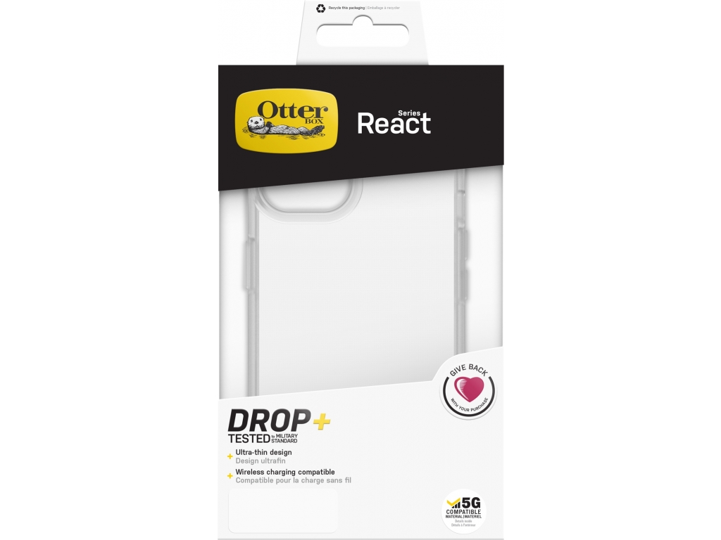 OtterBox React Series Apple iPhone 13 Clear
