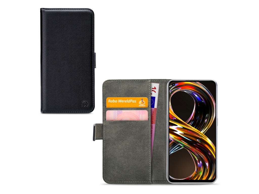 Mobilize Classic Gelly Wallet Book Case realme 8i/Narzo 50 Black