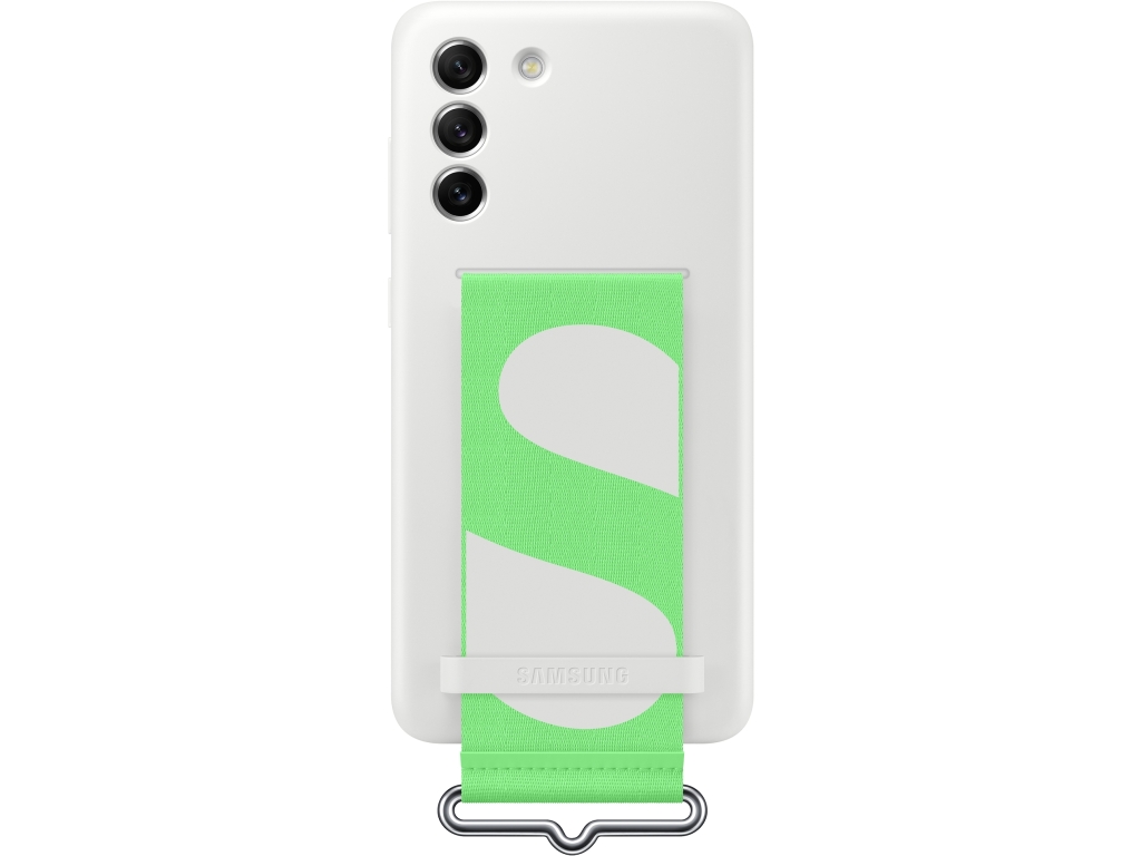 EF-GG990TWEGWW Samsung Silicone Cover with Strap Galaxy S21 FE 5G White
