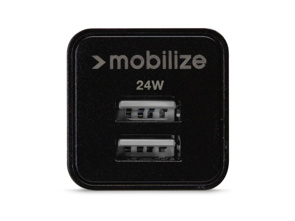 Mobilize Wall Charger 2x USB 24W Black