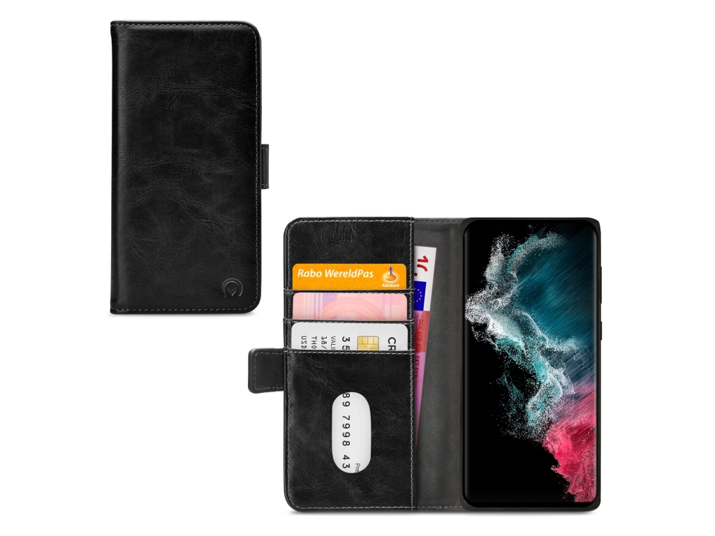 Mobilize Elite Gelly Wallet Book Case Samsung Galaxy S22 Ultra 5G Black