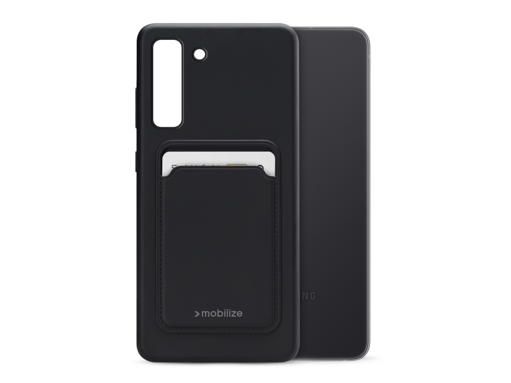 Mobilize Rubber Gelly Card Case Samsung Galaxy S20 FE Matt Black