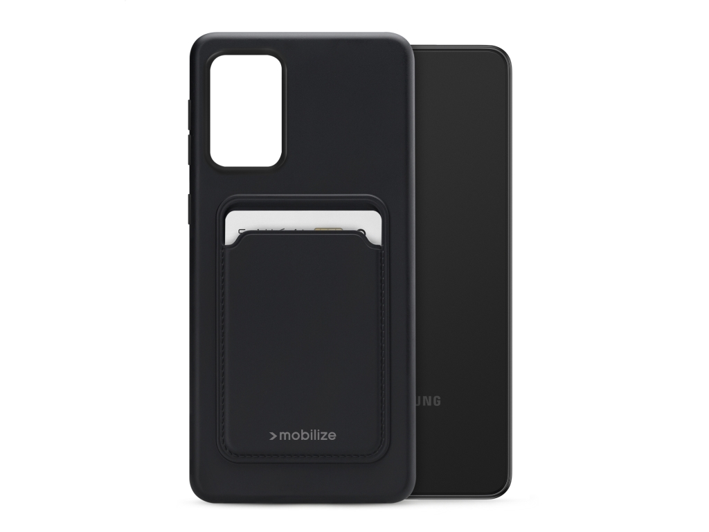 Mobilize Rubber Gelly Card Case Samsung Galaxy A33 5G Matt Black