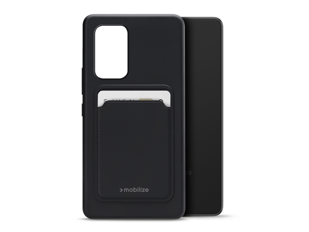 Mobilize Rubber Gelly Card Case Samsung Galaxy A53 5G Matt Black