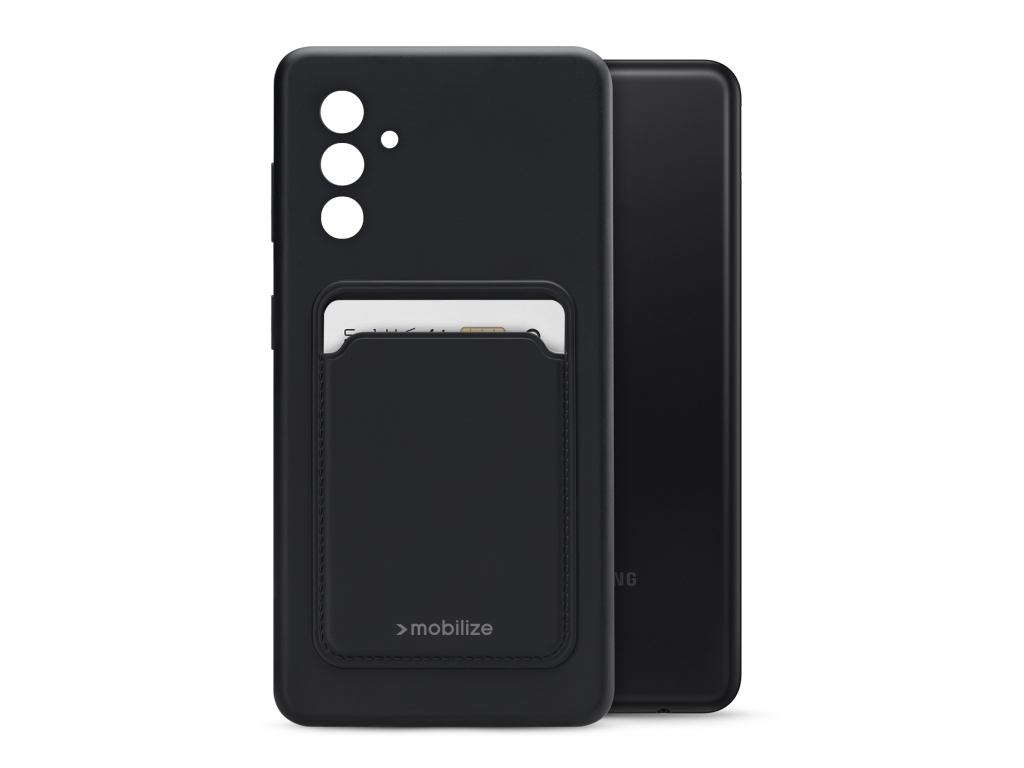 Mobilize Rubber Gelly Card Case Samsung Galaxy A04s/A13 5G Matt Black