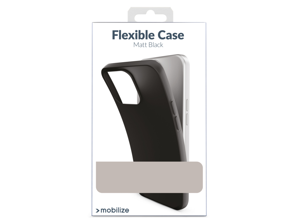 Mobilize Rubber Gelly Case realme C25Y Matt Black