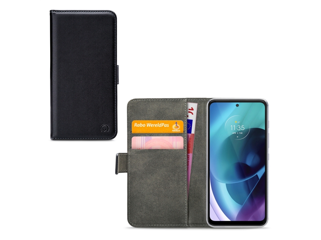 Mobilize Classic Gelly Wallet Book Case Motorola Moto G71 5G Black