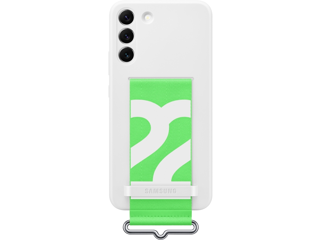 EF-GS906TWEGWW Samsung Silicone Cover with Strap Galaxy S22+ 5G White