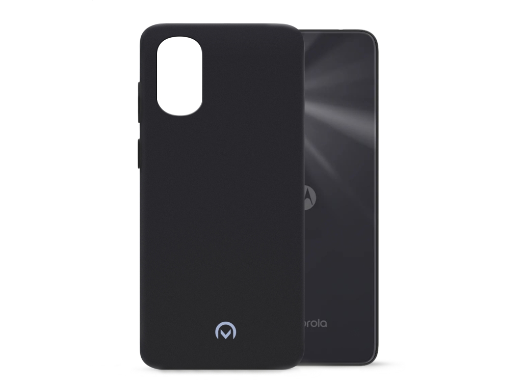 Mobilize Rubber Gelly Case Motorola Moto G22 Matt Black