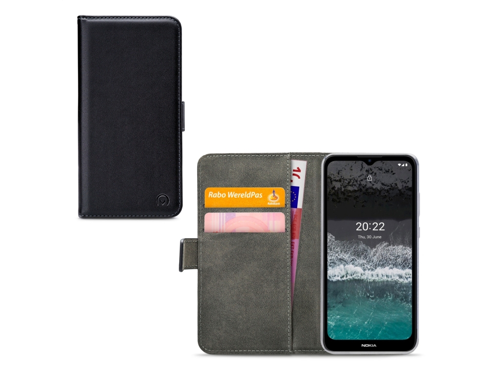 Mobilize Classic Gelly Wallet Book Case Nokia C21 Plus Black