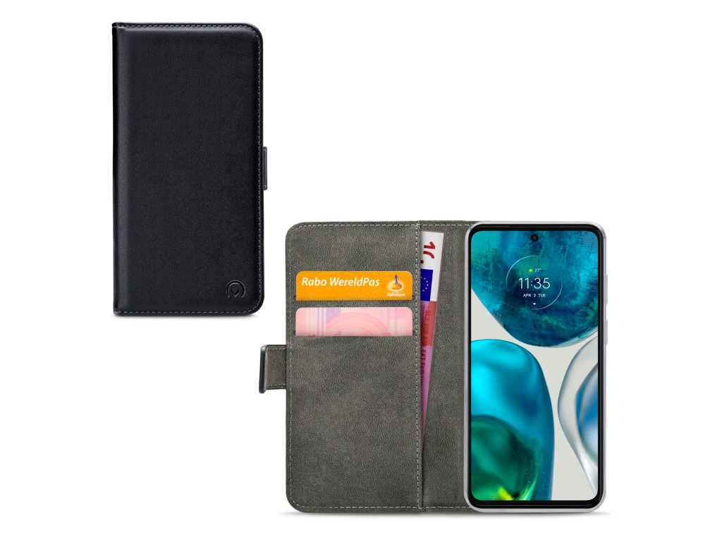 Mobilize Classic Gelly Wallet Book Case Motorola Moto G52 Black