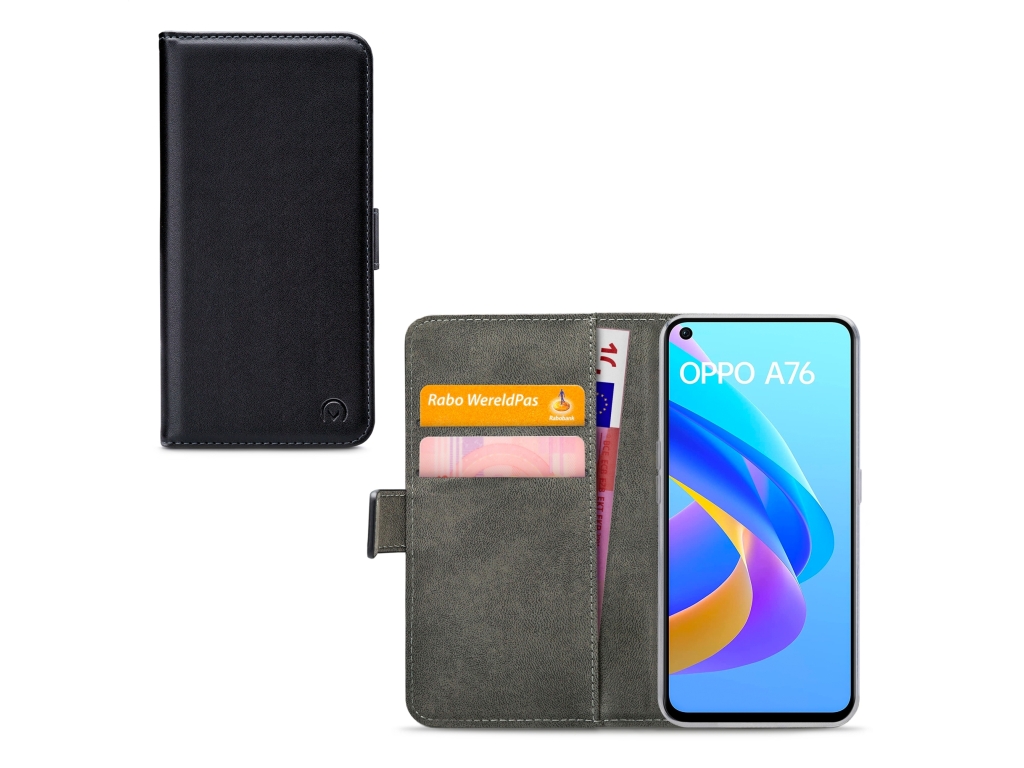 Mobilize Classic Gelly Wallet Book Case OPPO A76 4G/A96 4G Black