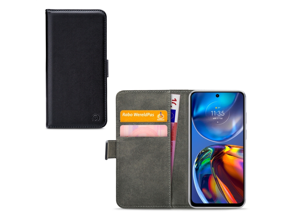 Mobilize Classic Gelly Wallet Book Case Motorola Moto E32/E32s Black