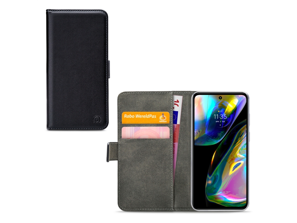 Mobilize Classic Gelly Wallet Book Case Motorola Moto G82 5G Black