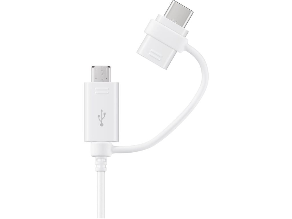 EP-DG930DWEGWW Samsung Charge/Sync Cable Micro USB/USB-C 1.5m. White