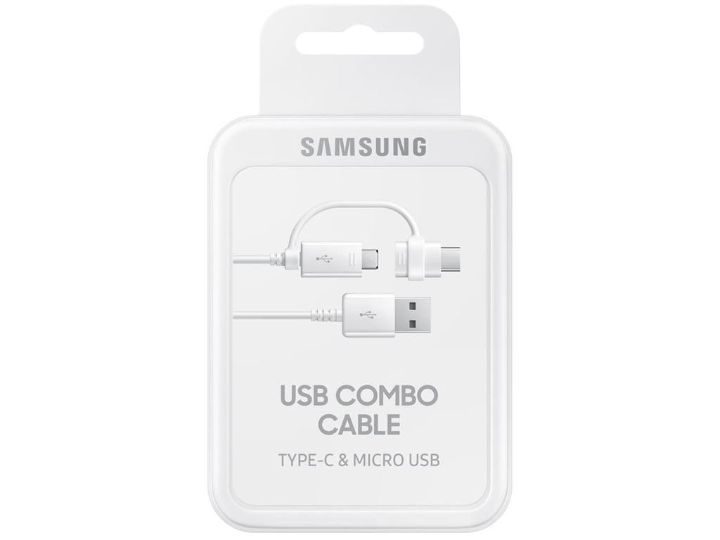 EP-DG930DWEGWW Samsung Charge/Sync Cable Micro USB/USB-C 1.5m. White