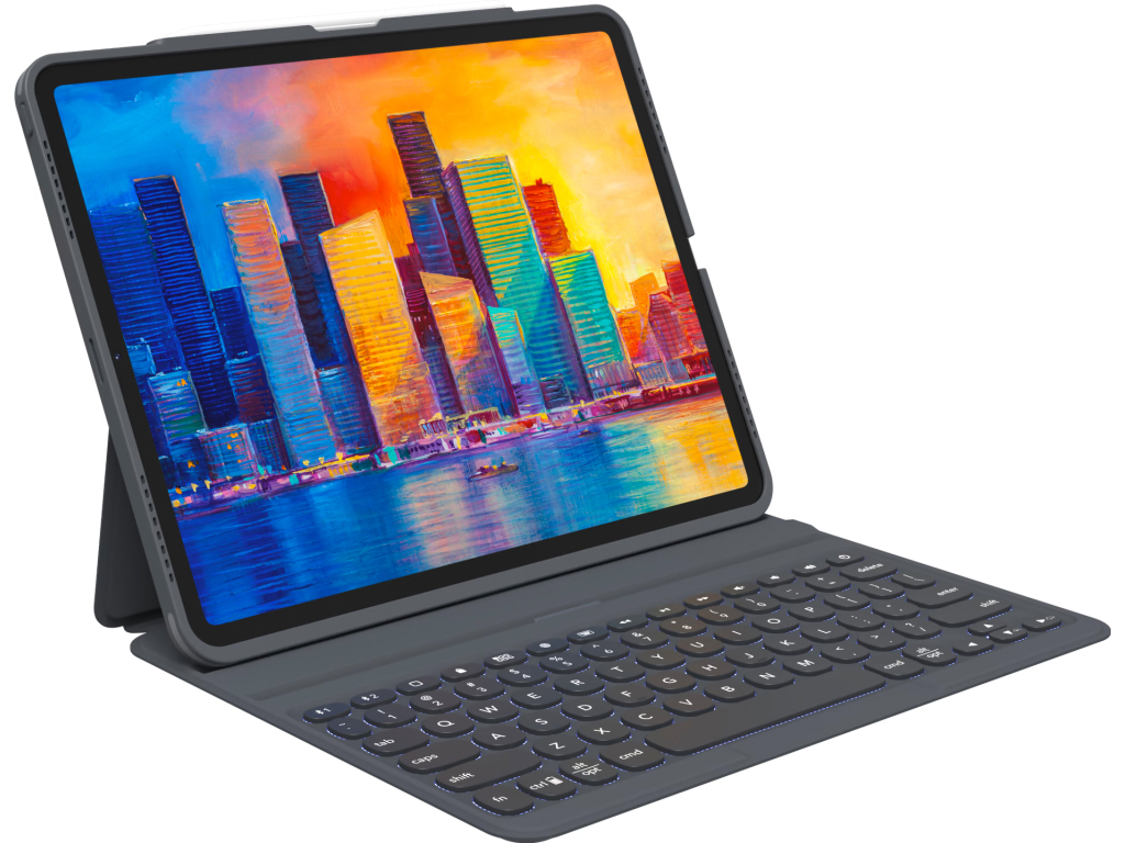 ZAGG Pro Keys Bluetooth Keyboard Case for Apple iPad Air 11 (2024)/Pro 11 (2021) QWERTY Black