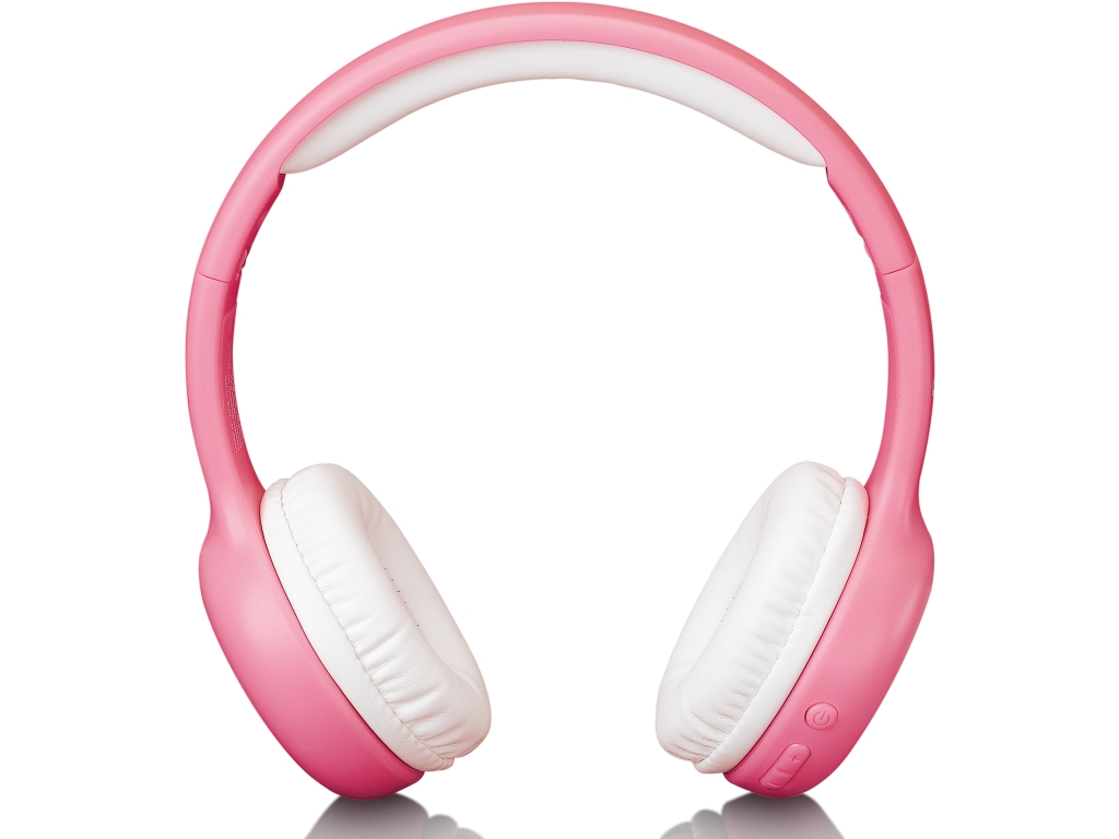 HPB-110PK Lenco On-Ear Stereo Bluetooth Headset for Kids Pink