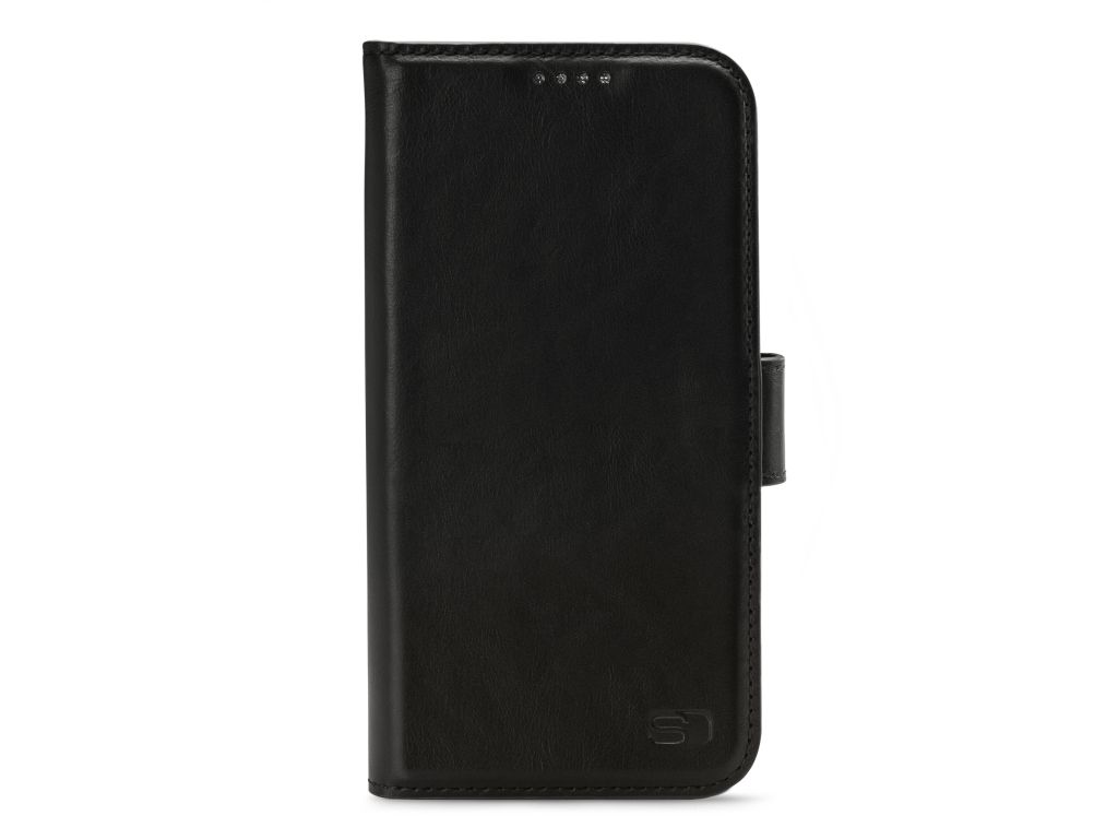 Senza Pure Leather Wallet Apple iPhone 14 Plus Deep Black