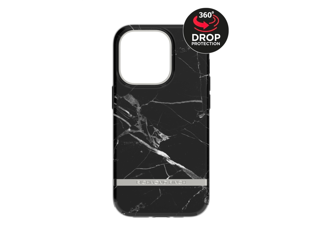 Richmond & Finch Freedom Series One-Piece Apple iPhone 14 Pro Black Marble
