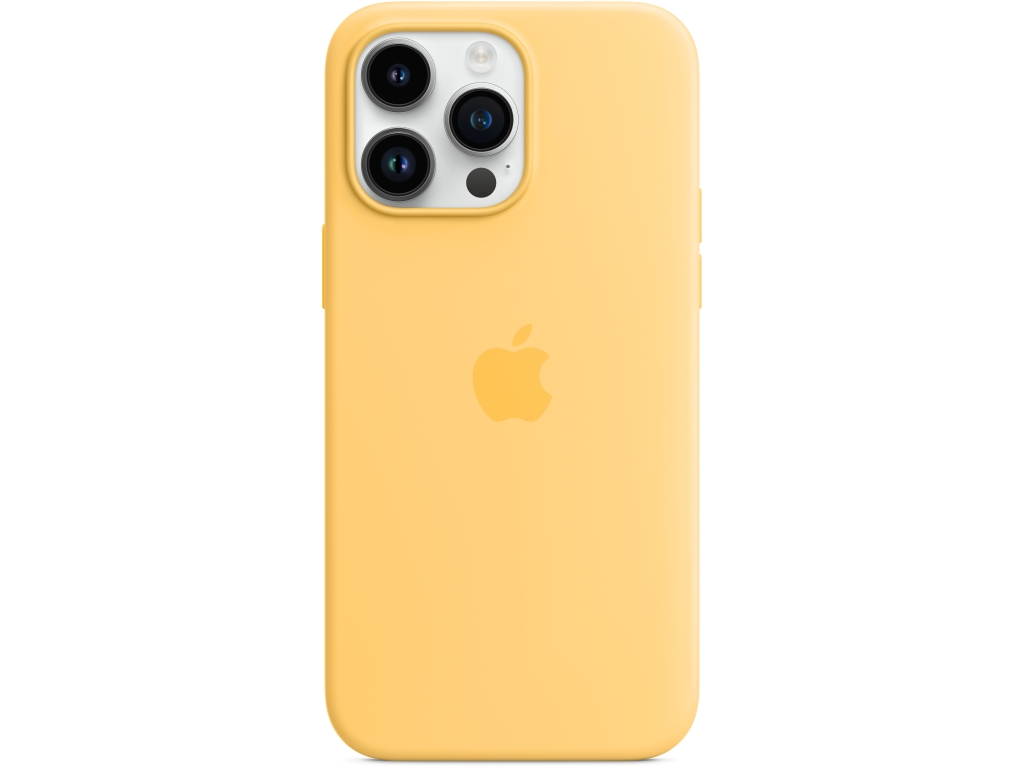 MPU03ZM/A Apple Silicone Case with MagSafe iPhone 14 Pro Max Sunglow