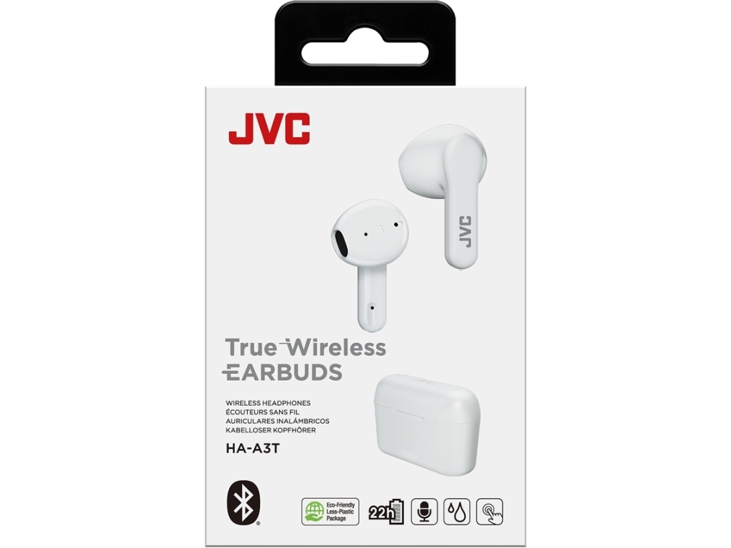 HA-A3T JVC True Wireless Bluetooth Headset White