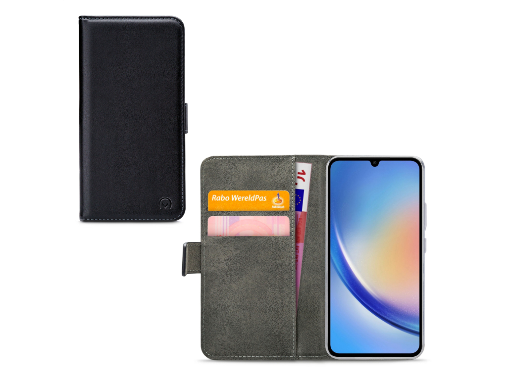 Mobilize Classic Gelly Wallet Book Case Samsung Galaxy A34 5G Black