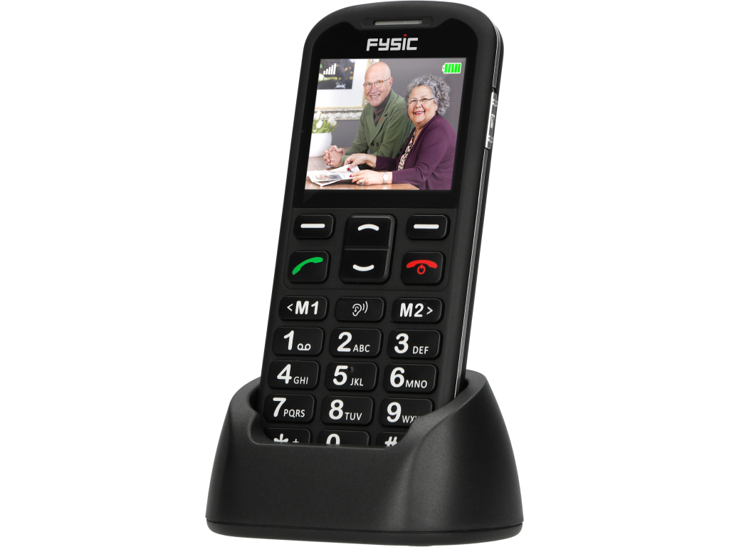 F10 Fysic Big Button GSM 4G Black