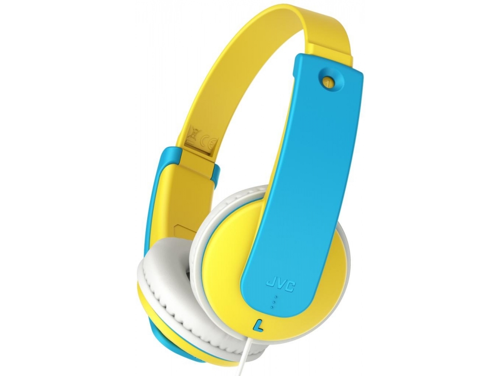 HA-KD7-YNE JVC Kids TinyPhones Headphone Yellow/Blue