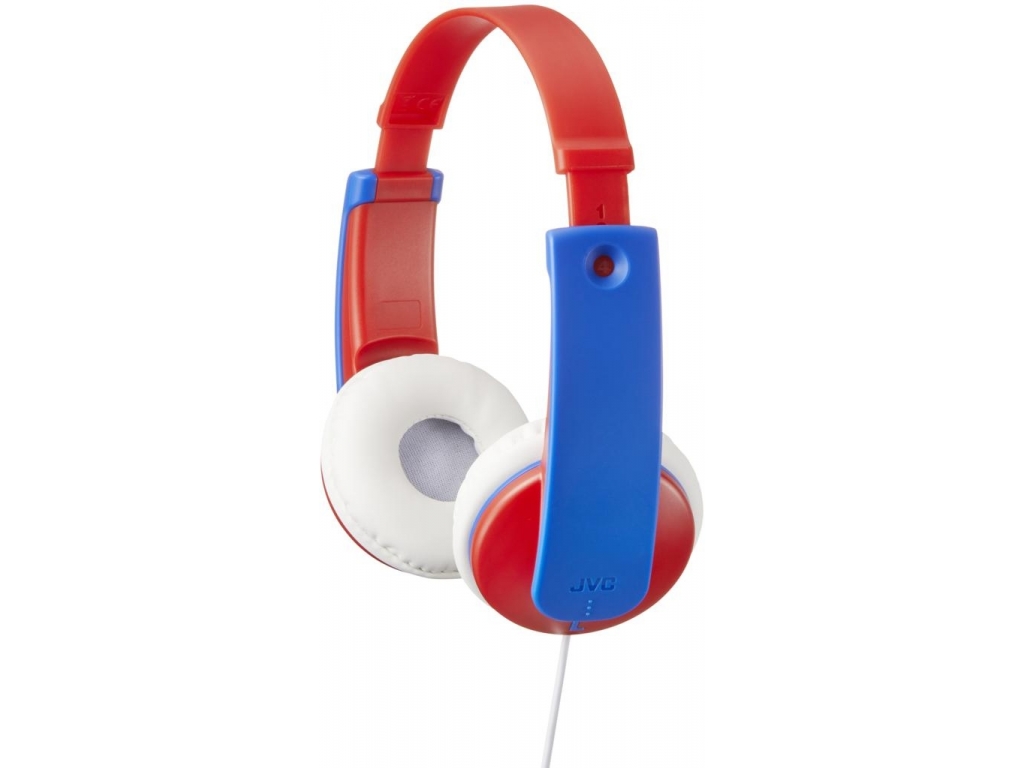 HA-KD7-RNE JVC Kids TinyPhones Headphone Red/Blue