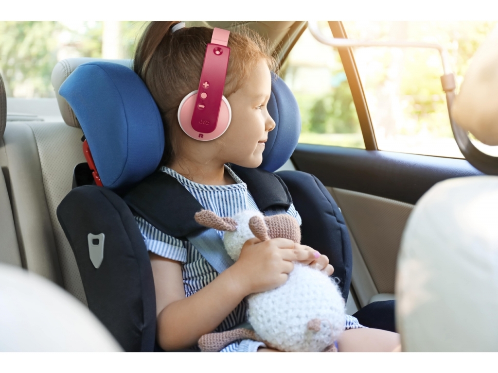 HA-KD10W JVC Kids TinyPhones Wireless Headphone Pink