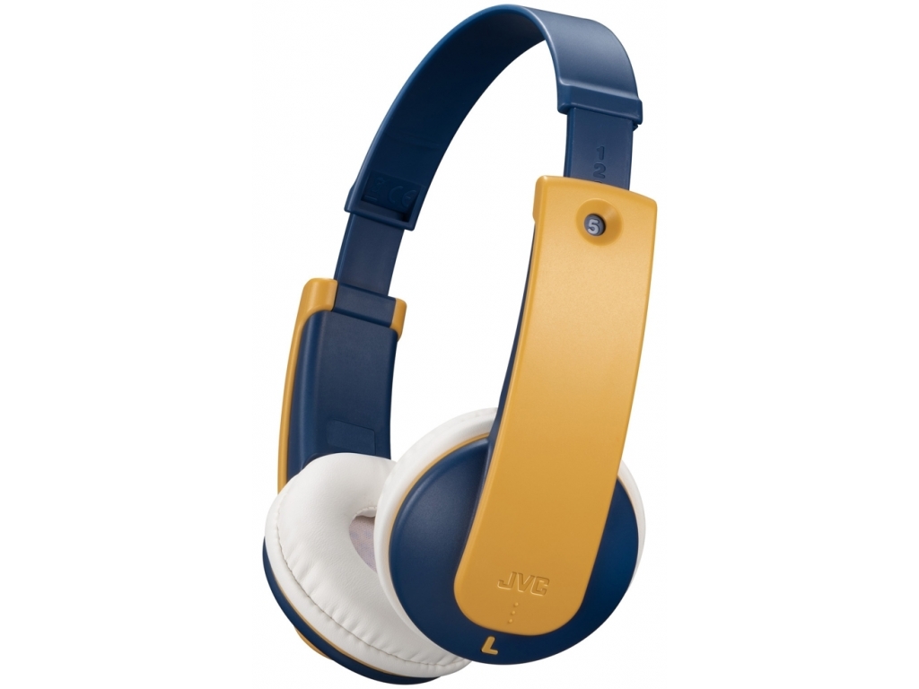 HA-KD10W JVC Kids TinyPhones Wireless Headphone Yellow/Blue