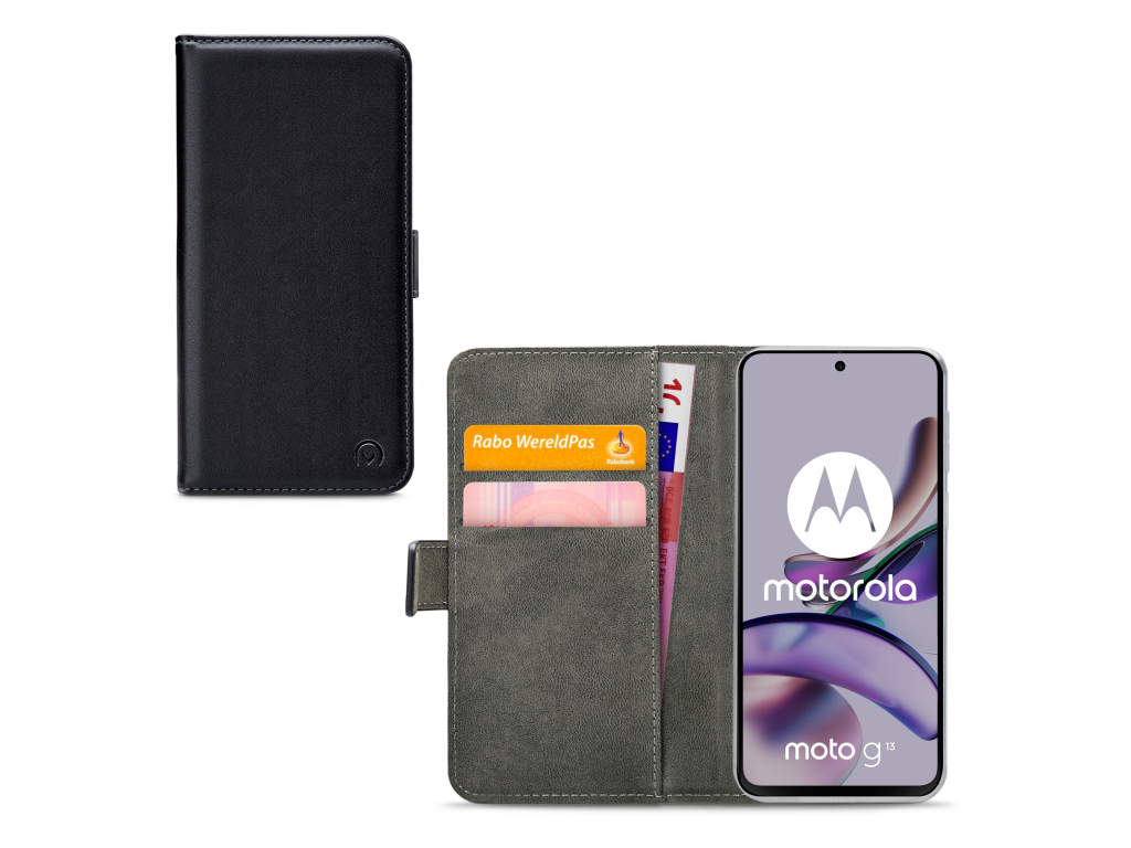 Mobilize Classic Gelly Wallet Book Case Motorola Moto G13 4G/G23 4G Black