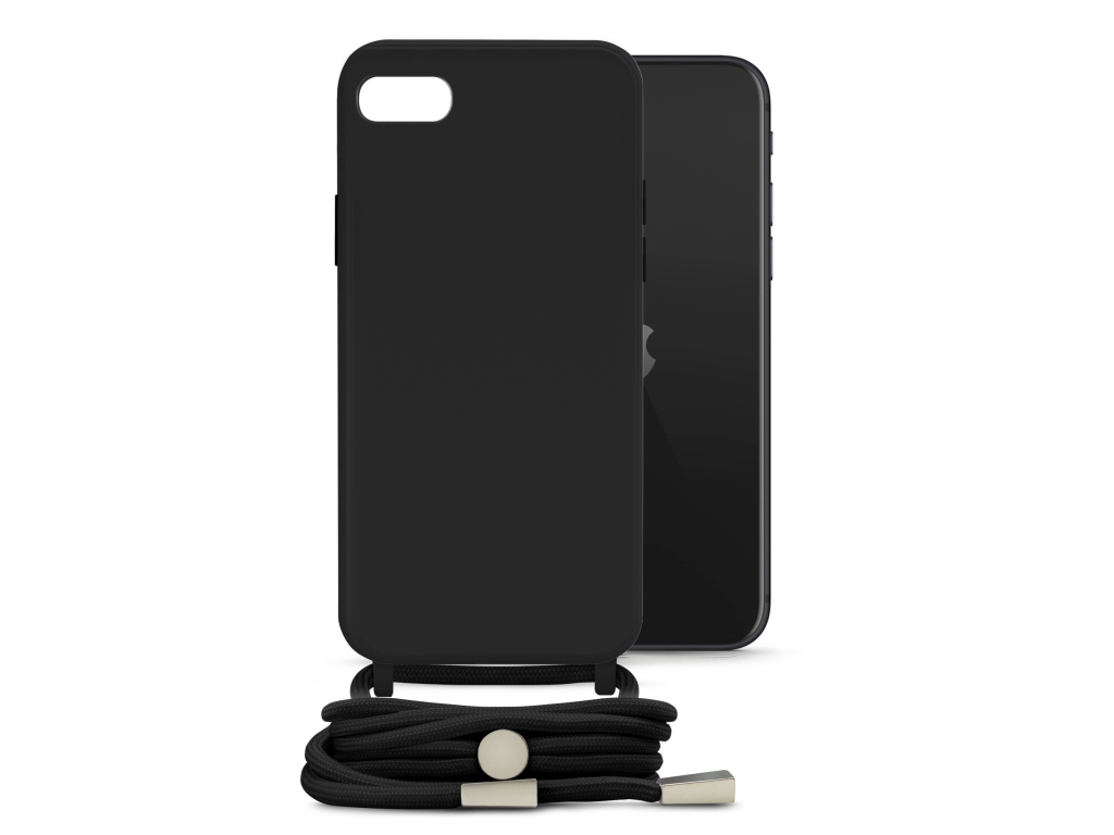 Mobilize Lanyard Gelly Case for Apple iPhone 6/6S/7/8/SE (2020/2022) Black