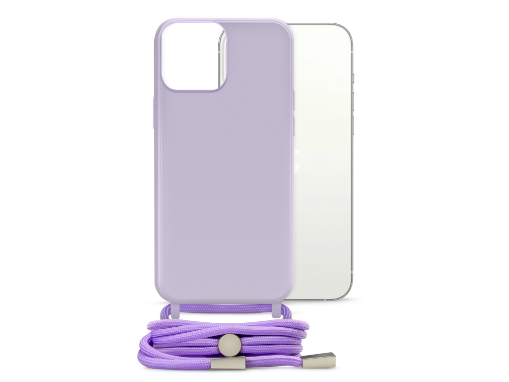 Mobilize Lanyard Gelly Case for Apple iPhone 13 Mini Pastel Purple