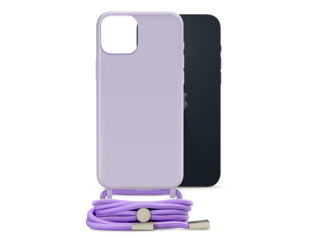 Mobilize Lanyard Gelly Case for Apple iPhone 14 Plus Pastel Purple