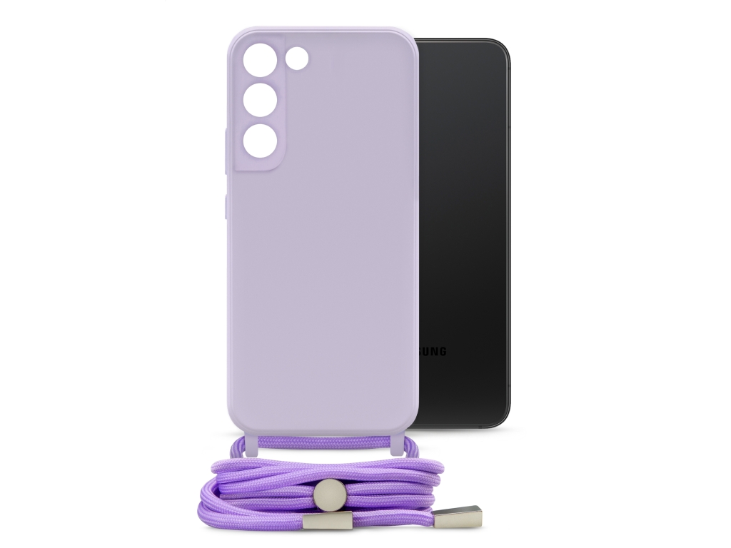 Mobilize Lanyard Gelly Case for Samsung Galaxy S22 5G Pastel Purple