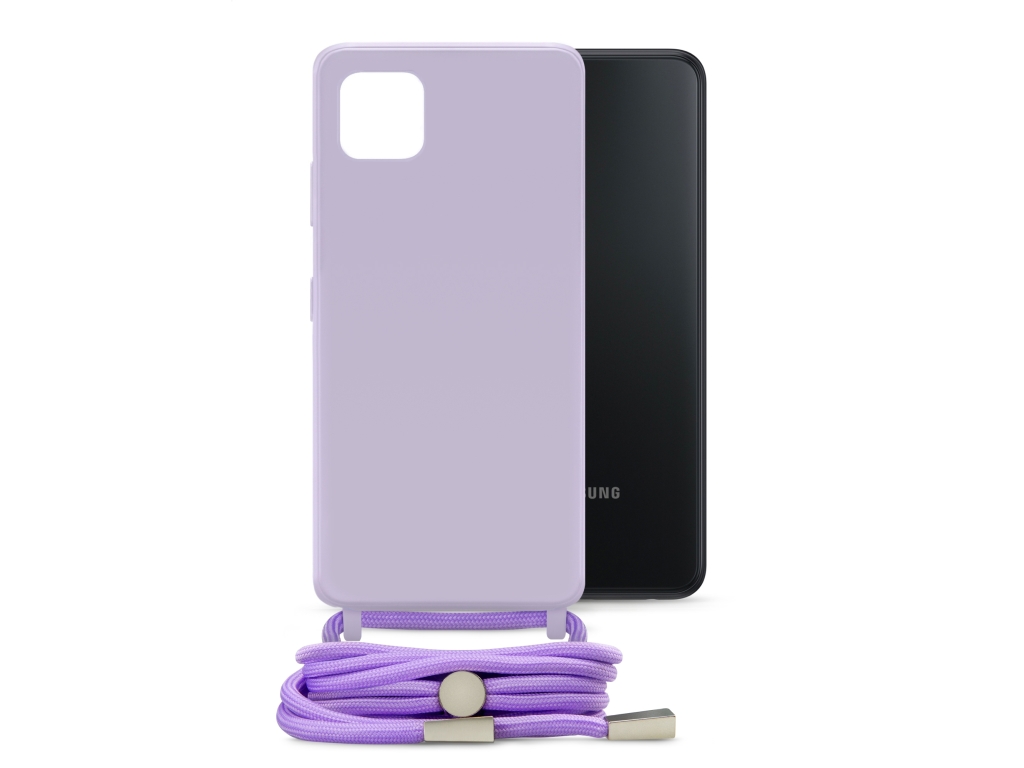 Mobilize Lanyard Gelly Case for Samsung Galaxy A22 5G Pastel Purple