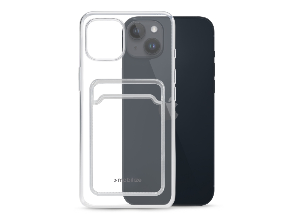 Mobilize Gelly Card Case Apple iPhone 14 Plus Clear